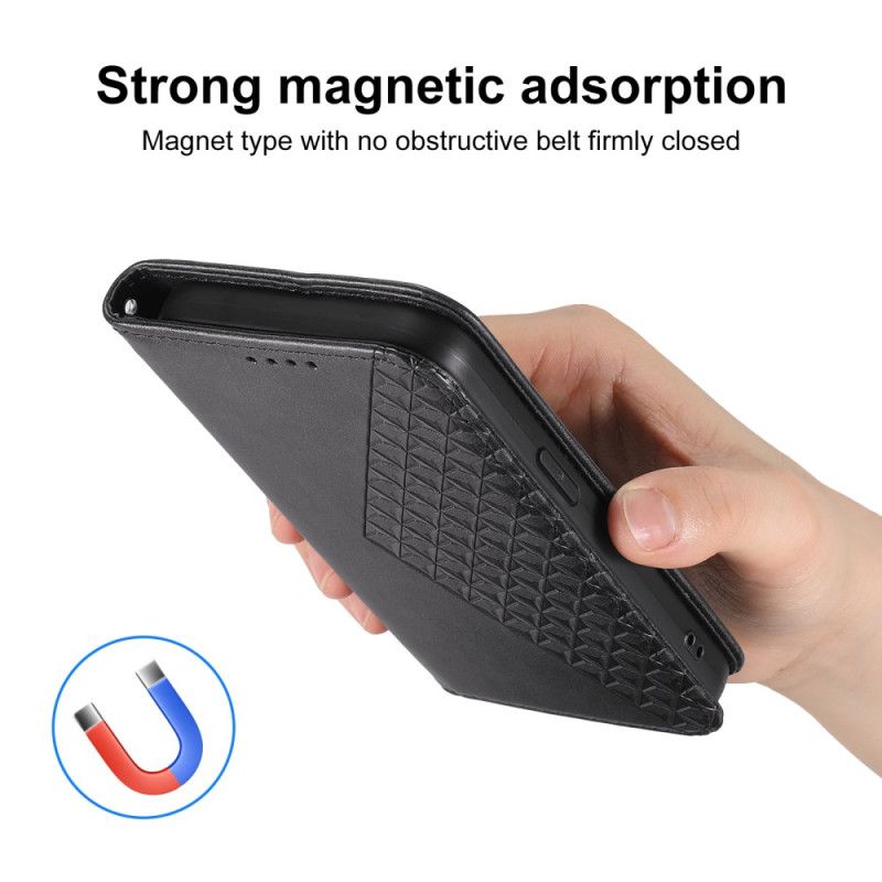 Flip Case Realme C75 Kalbslederstruktur Mit Riemen