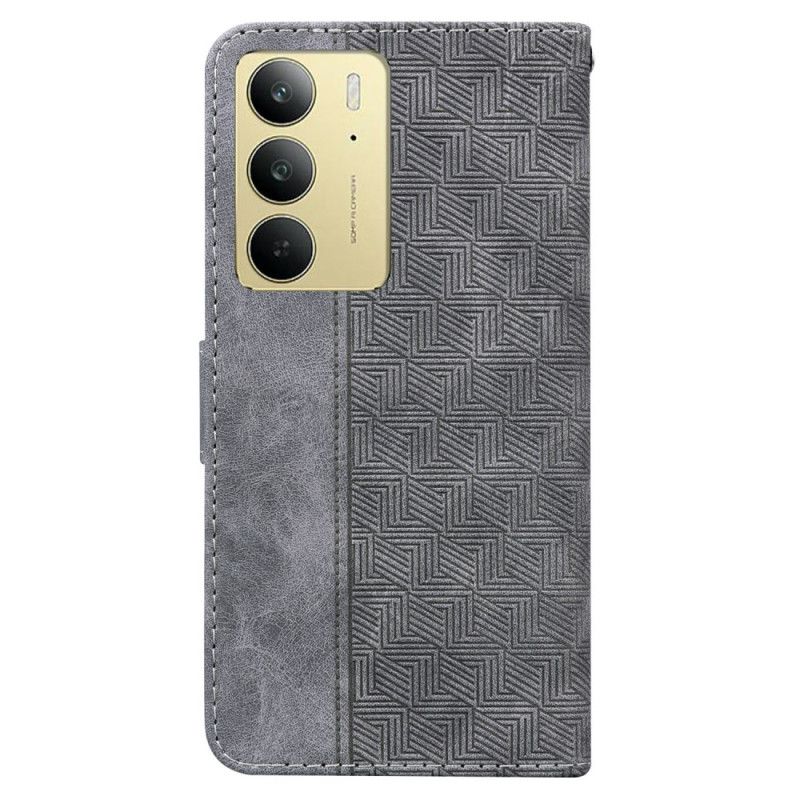 Lederhüllen Für Realme C75 Webmuster