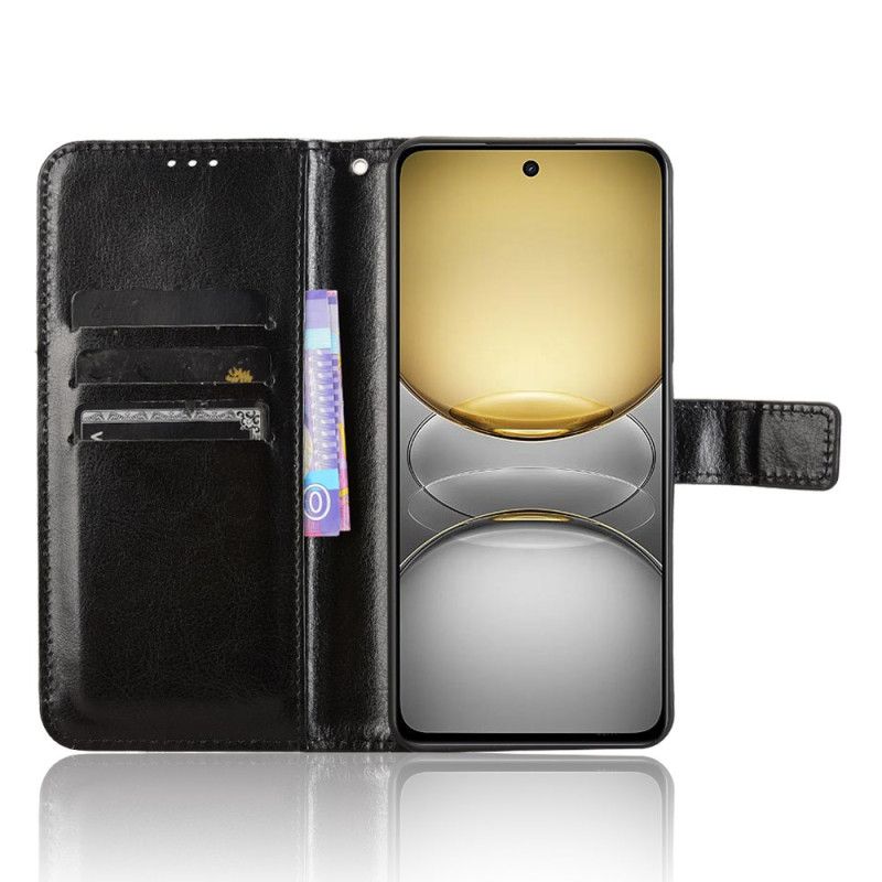 Lederhüllen Realme C75 Auffälliges Kunstleder