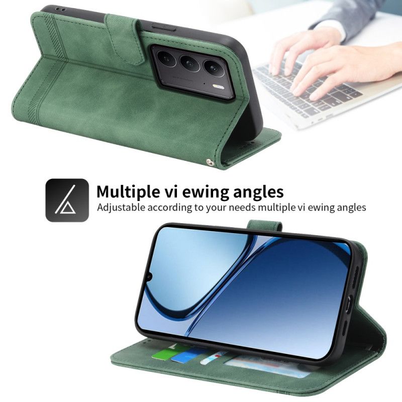 Lederhüllen Realme C75 Handyhülle Dierfeng