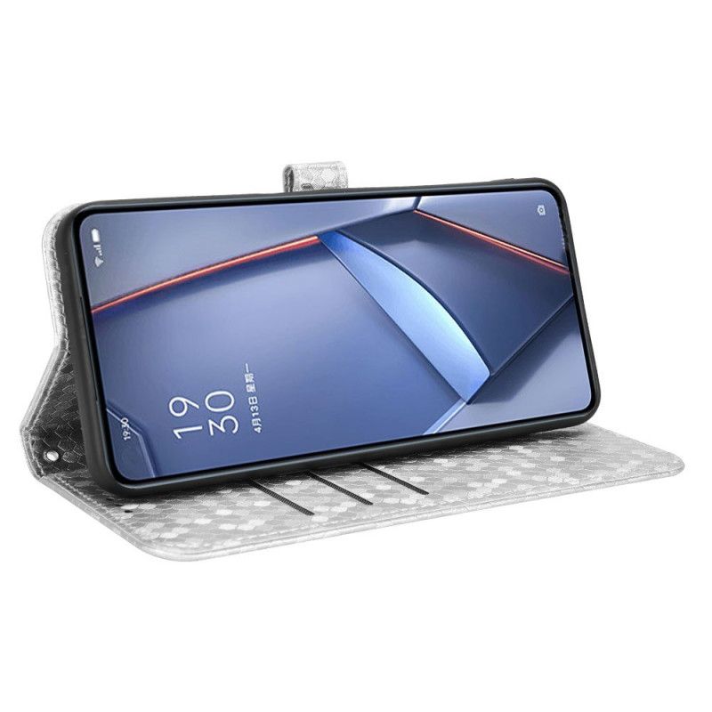 Lederhüllen Realme C75 Handyhülle Glitzerpunkte