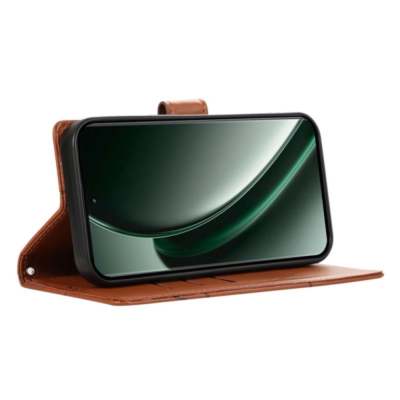 Lederhüllen Realme C75 Handyhülle Linien