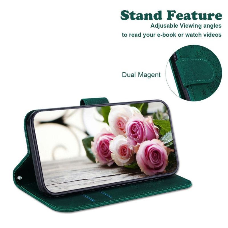 Lederhüllen Realme C75 Handyhülle Rosen