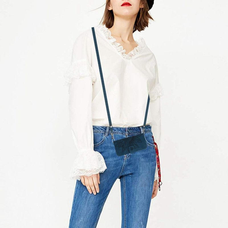 Lederhüllen Realme C75 Handyhülle Umhängetasche Mit Schmetterlingsmuster