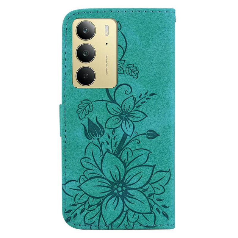 Lederhüllen Realme C75 Lilie