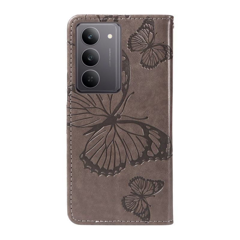 Lederhüllen Realme C75 Riesige Schmetterlinge