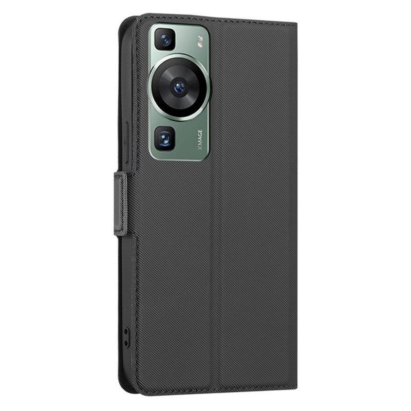 Flip Case Für Huawei P60 Pro Zweifarbig