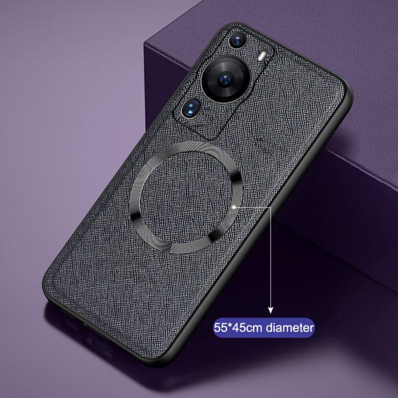 Handyhülle Für Huawei P60 Pro Kunstleder Magsafe Kompatibel