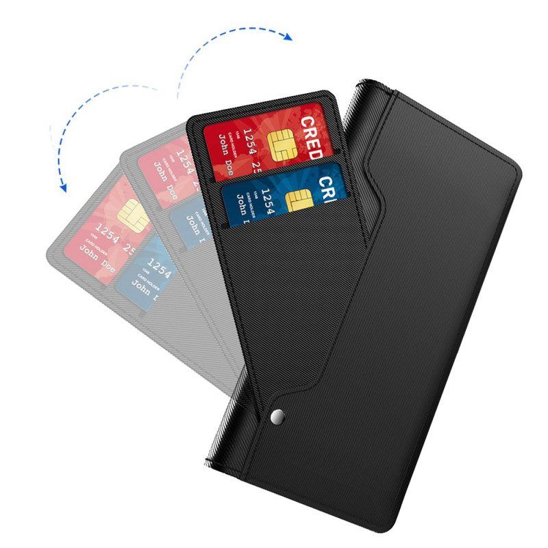 Lederhüllen Für Huawei P60 Pro Spiegel Und Abnehmbarer Kartenhalter