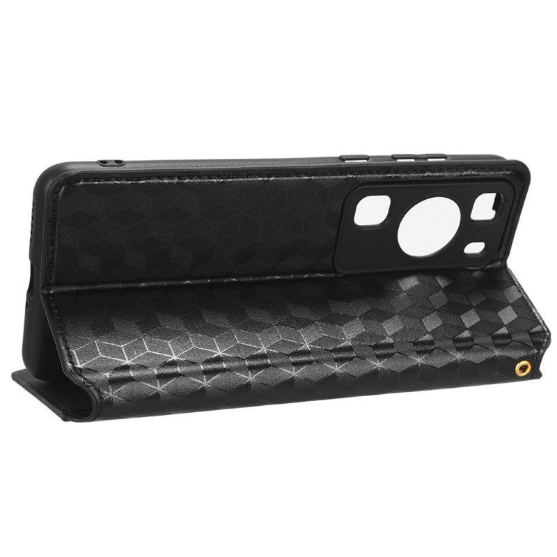 Schutzhülle Für Huawei P60 Pro Flip Case 3d-muster