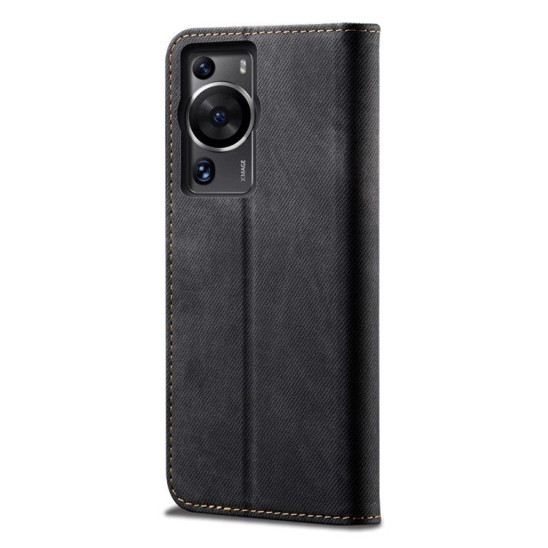 Schutzhülle Für Huawei P60 Pro Flip Case Jeansstoff