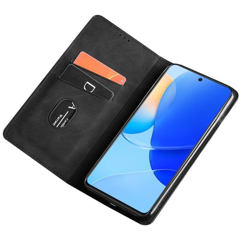 Schutzhülle Für Huawei P60 Pro Flip Case Kunstleder