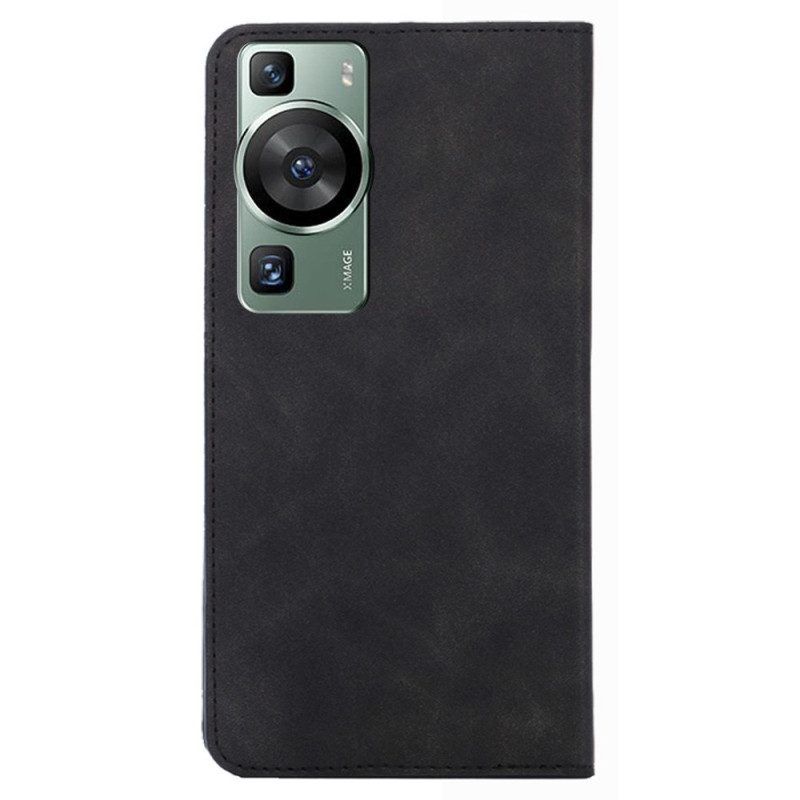 Schutzhülle Für Huawei P60 Pro Flip Case Kunstleder