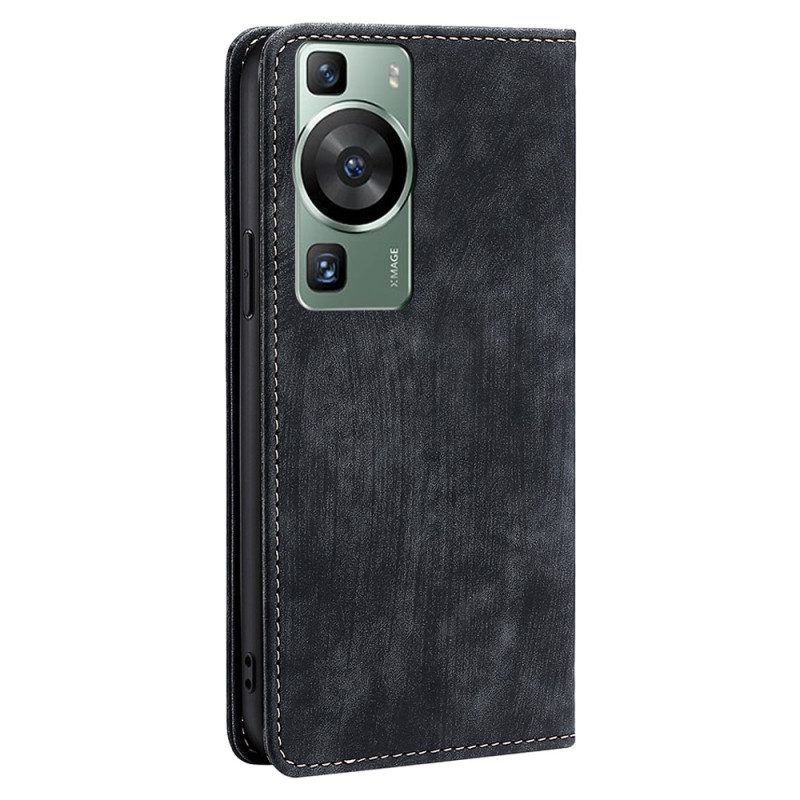 Schutzhülle Für Huawei P60 Pro Flip Case Vintage-serie