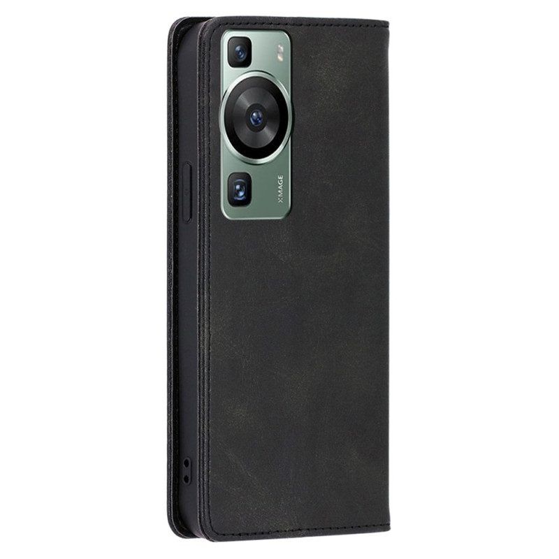 Schutzhülle Für Huawei P60 Pro Flip Case Wadenstruktur