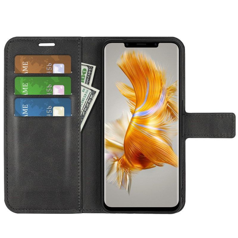 Flip Case Für Huawei Mate 50 Pro Kunstleder-design Plus