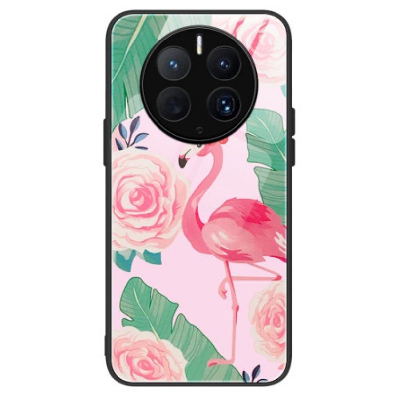 Hülle Für Huawei Mate 50 Pro Flamingo-hartglas