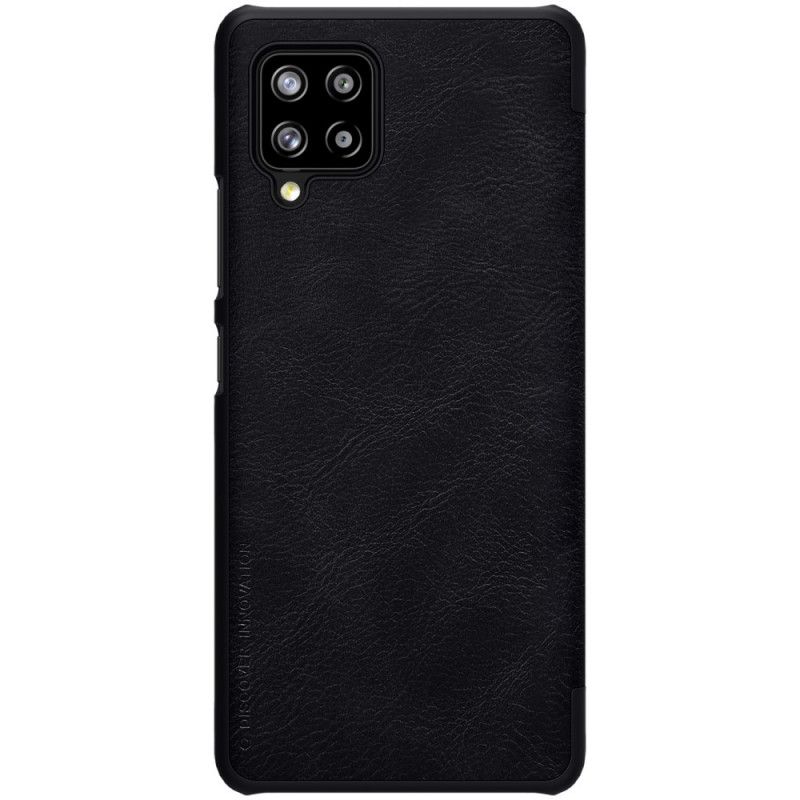 Flip Case Für Samsung Galaxy A42 5G Schwarz Nillkin-Qin-Serie