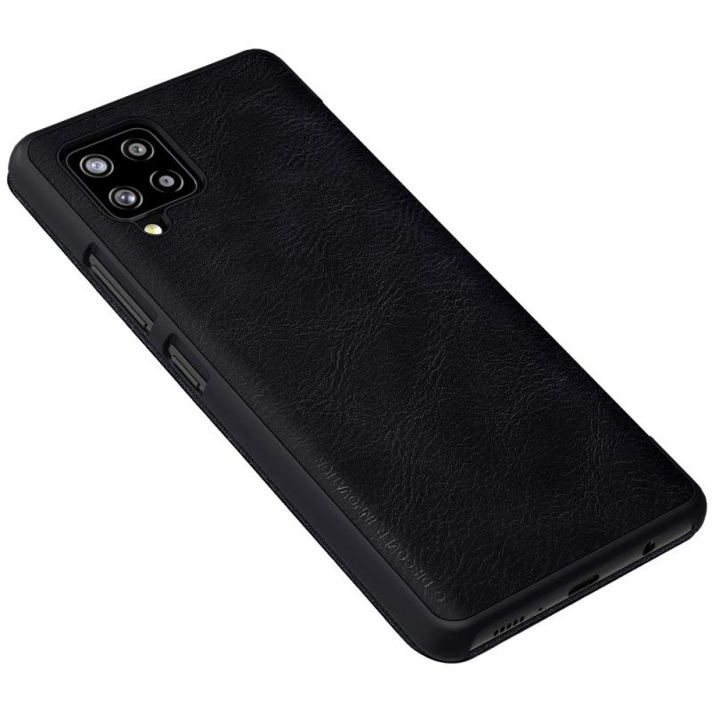 Flip Case Für Samsung Galaxy A42 5G Schwarz Nillkin-Qin-Serie
