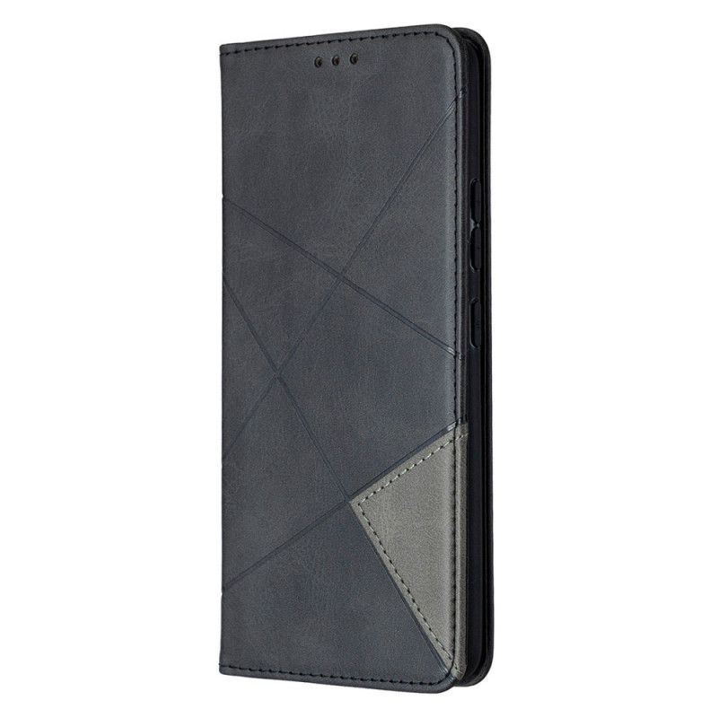 Flip Case Samsung Galaxy A42 5G Schwarz Künstlerstil