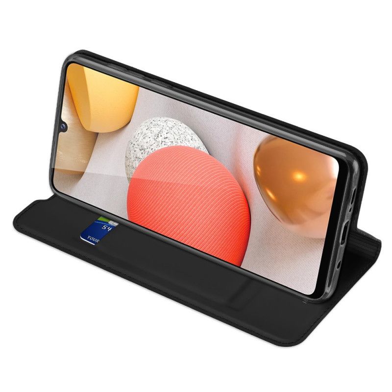 Flip Case Samsung Galaxy A42 5G Schwarz Pro-Dux-Ducis-Haut