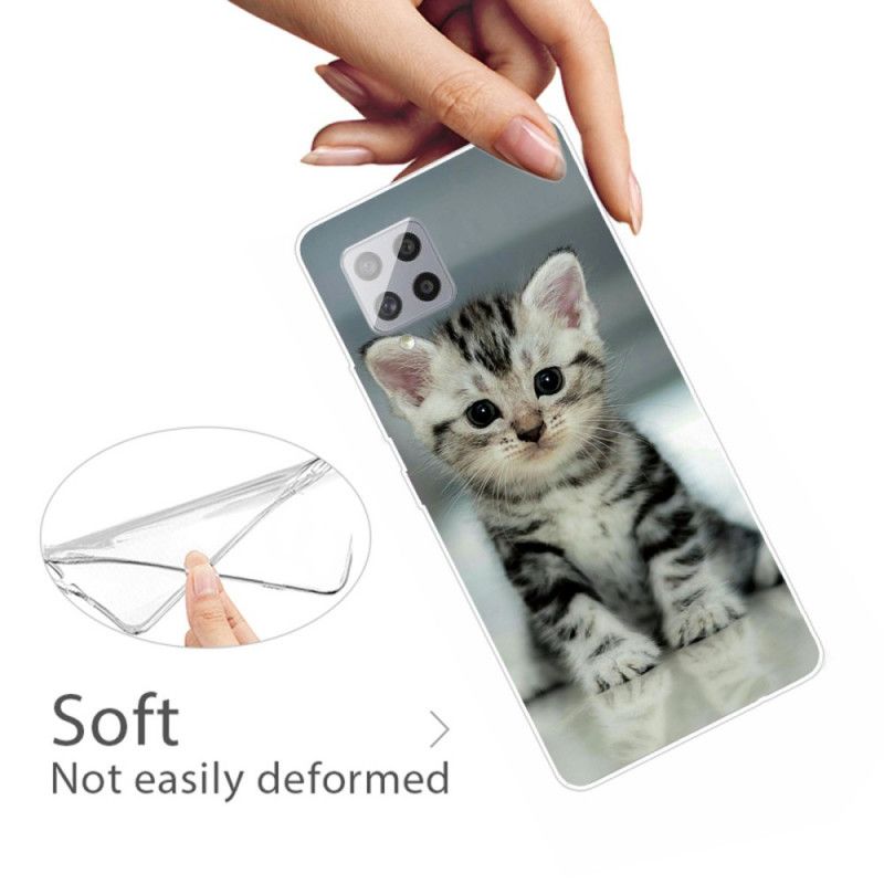 Hülle Für Samsung Galaxy A42 5G Kätzchen Kätzchen