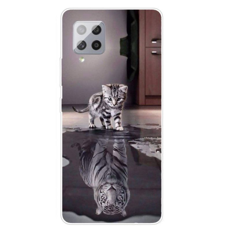 Hülle Samsung Galaxy A42 5G Ernest Der Tiger