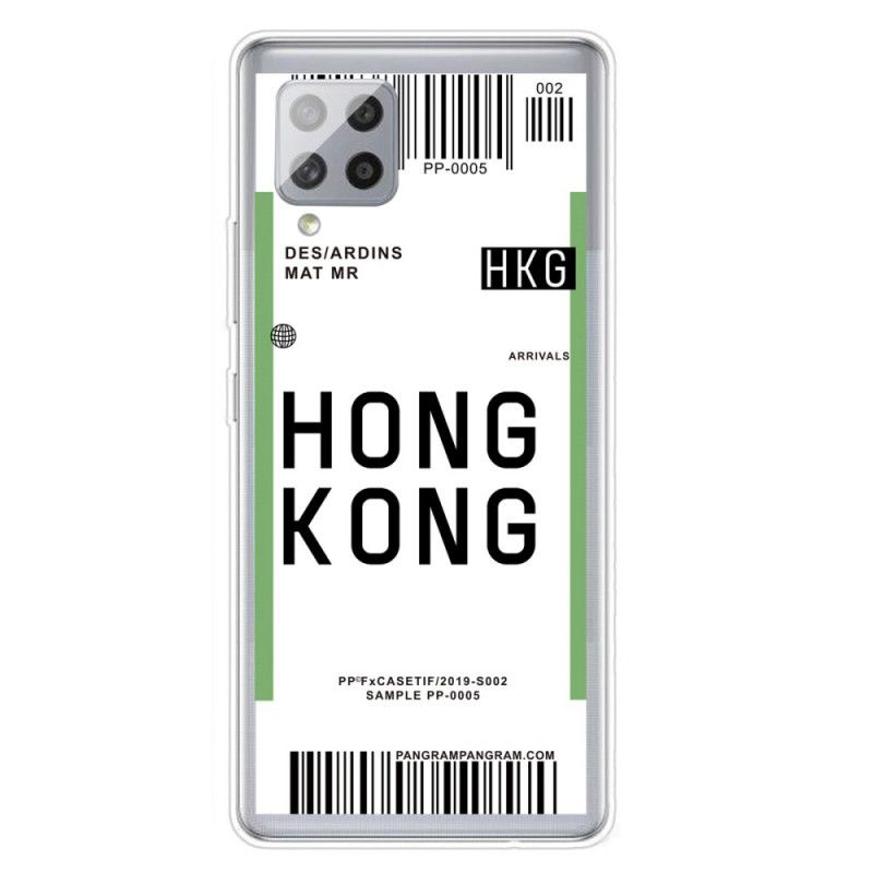 Hülle Samsung Galaxy A42 5G Handyhülle Bordkarte Nach Hongkong