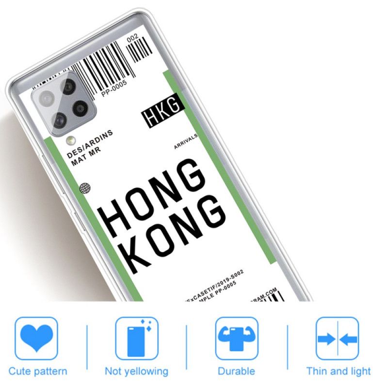 Hülle Samsung Galaxy A42 5G Handyhülle Bordkarte Nach Hongkong