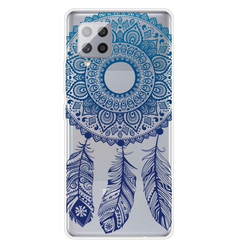 Hülle Samsung Galaxy A42 5G Handyhülle Einzigartiges Blumenmandala