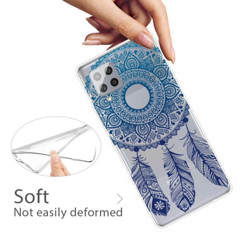 Hülle Samsung Galaxy A42 5G Handyhülle Einzigartiges Blumenmandala