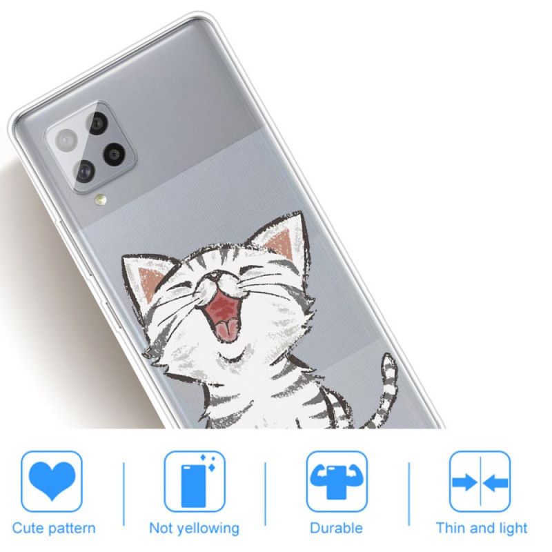 Hülle Samsung Galaxy A42 5G Handyhülle Süße Katze