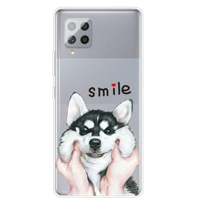 Hülle Samsung Galaxy A42 5G Lächeln Hund