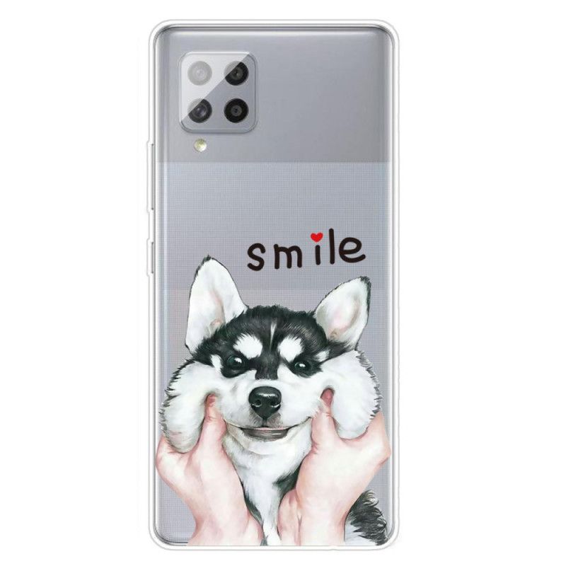 Hülle Samsung Galaxy A42 5G Lächeln Hund
