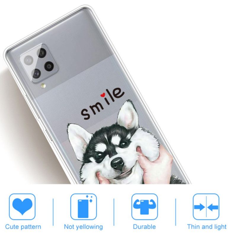 Hülle Samsung Galaxy A42 5G Lächeln Hund