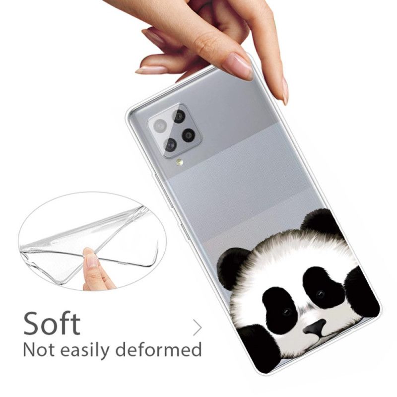 Hülle Samsung Galaxy A42 5G Transparenter Panda