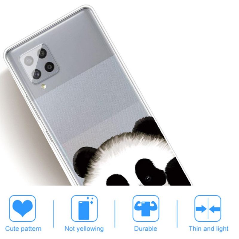 Hülle Samsung Galaxy A42 5G Transparenter Panda