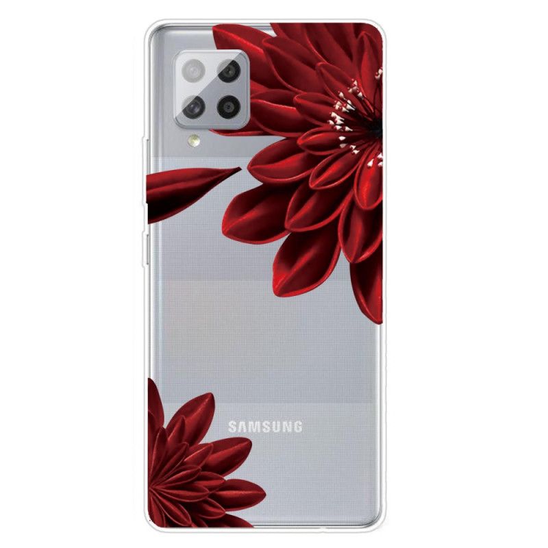 Hülle Samsung Galaxy A42 5G Wilde Blumen