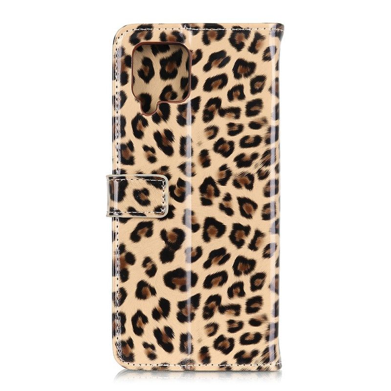 Lederhüllen Samsung Galaxy A42 5G Leopard