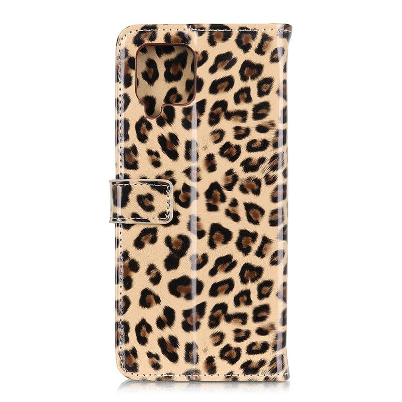 Lederhüllen Samsung Galaxy A42 5G Leopard