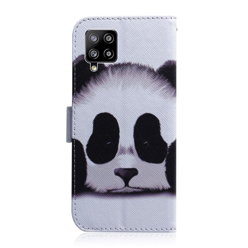 Lederhüllen Samsung Galaxy A42 5G Pandagesicht