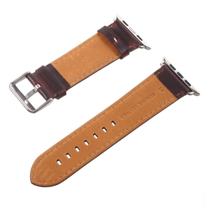 Apfelarmband 44/42 Mm Echtes Geöltes Leder