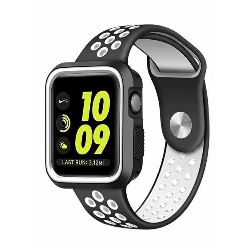 Apple Watch Armband 44/42 Mm Zweifarbig Belüftetes Silikon