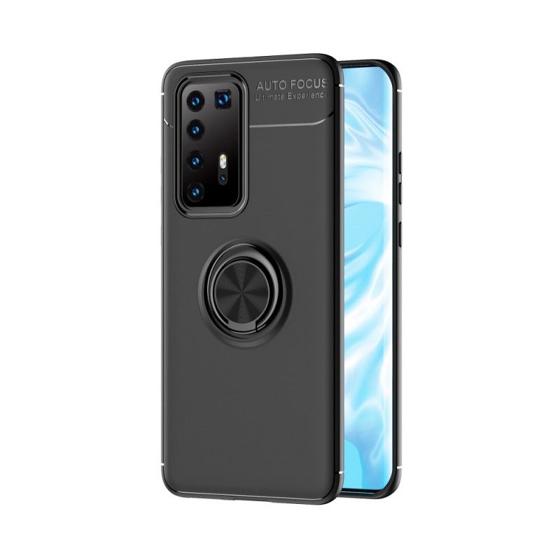 Hülle Huawei P40 Pro Plus Schwarz Drehring