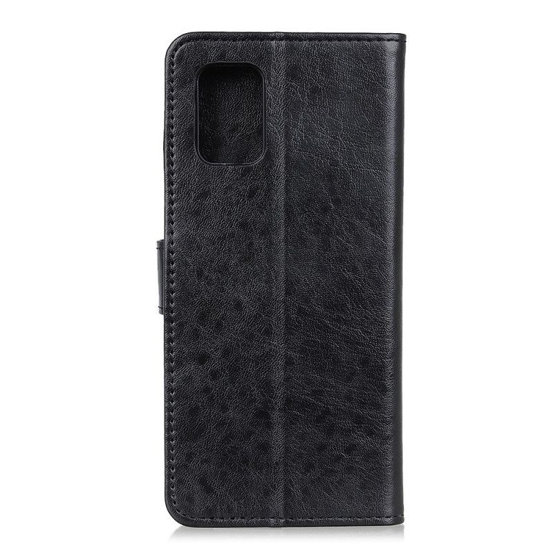 Lederhüllen Huawei P40 Pro Plus Schwarz Premium Leder Design