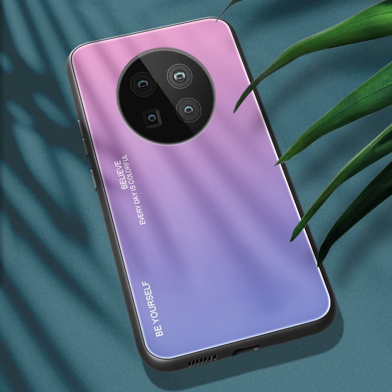 Hülle Huawei Mate 40 Pro Rot Sei Du Selbst Gehärtetes Glas