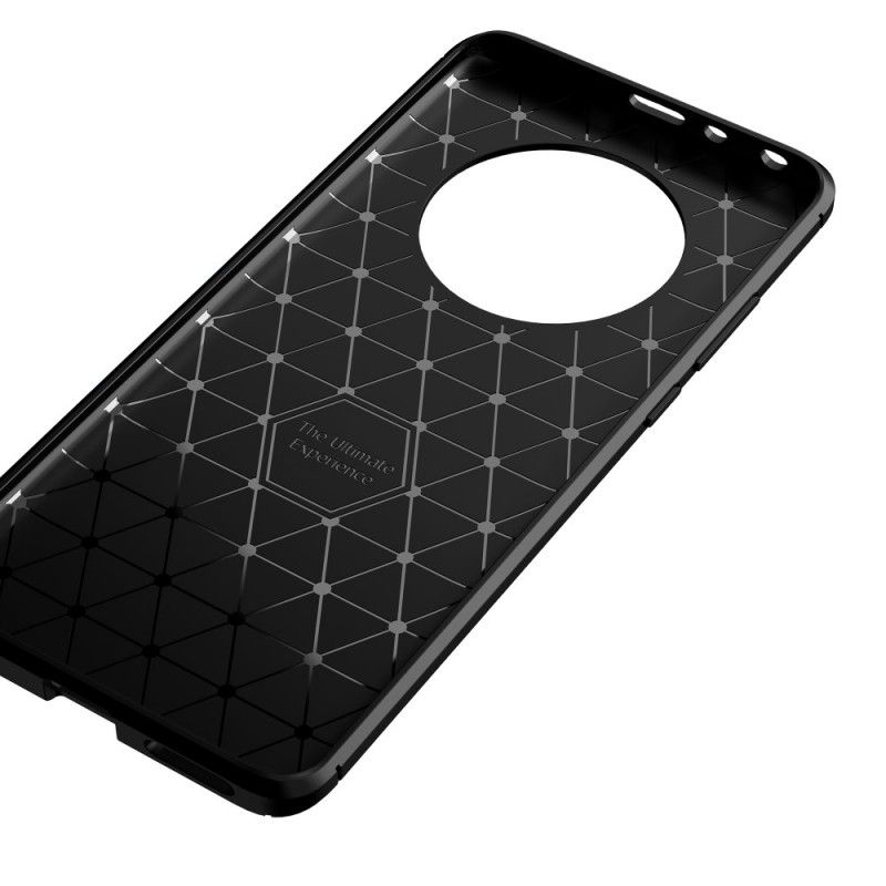 Hülle Huawei Mate 40 Pro Schwarz Flexible Kohlefasertextur