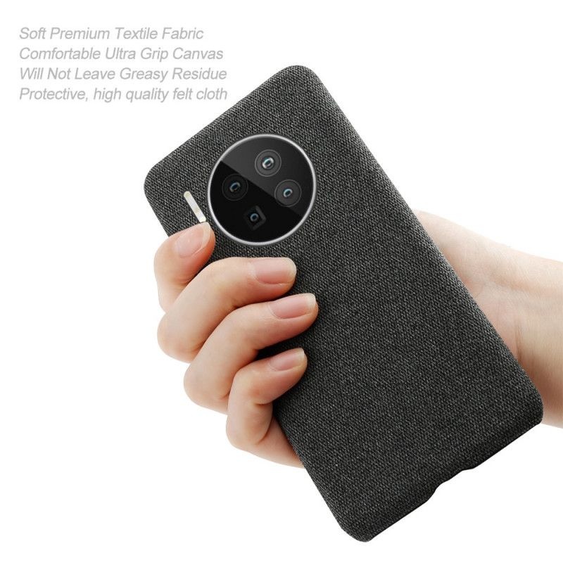 Hülle Huawei Mate 40 Pro Schwarz Schicker Stoff
