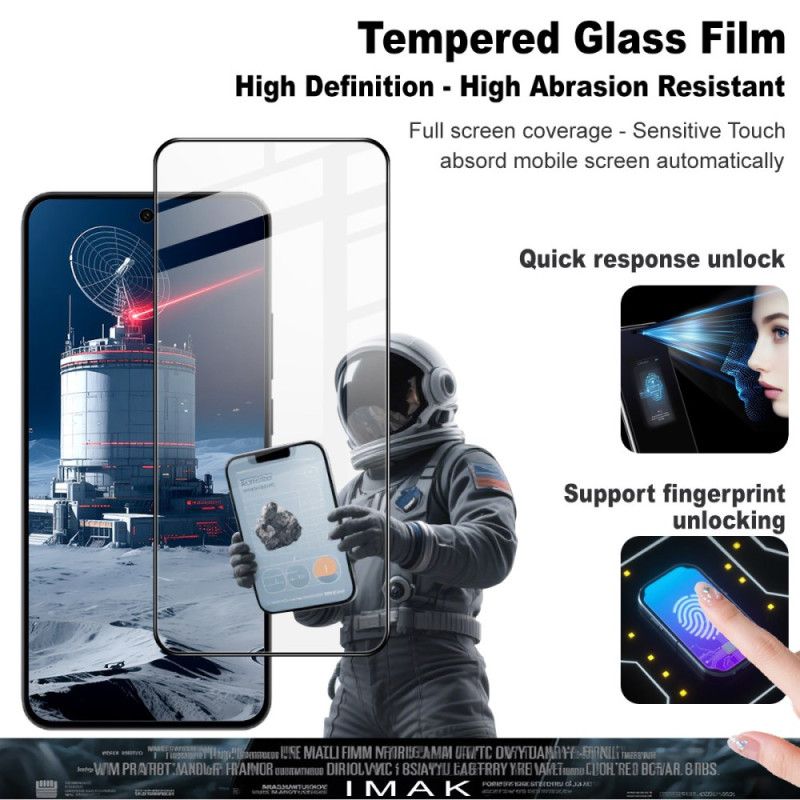 Displayschutzfolie (vollständig) Displayschutzfolie Aus Gehärtetem Glas Für Oppo Reno 14 5g (schwarz) Imak