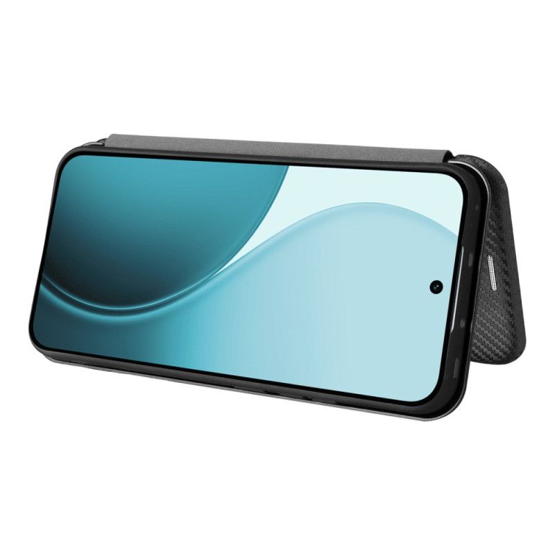 Flip Case Für Oppo Reno 14 5g Carbonfaser